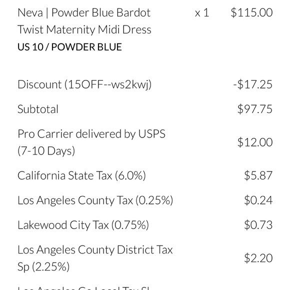 Club L London Maternity Dress Neva Bardot NWOT - Picture 3 of 12